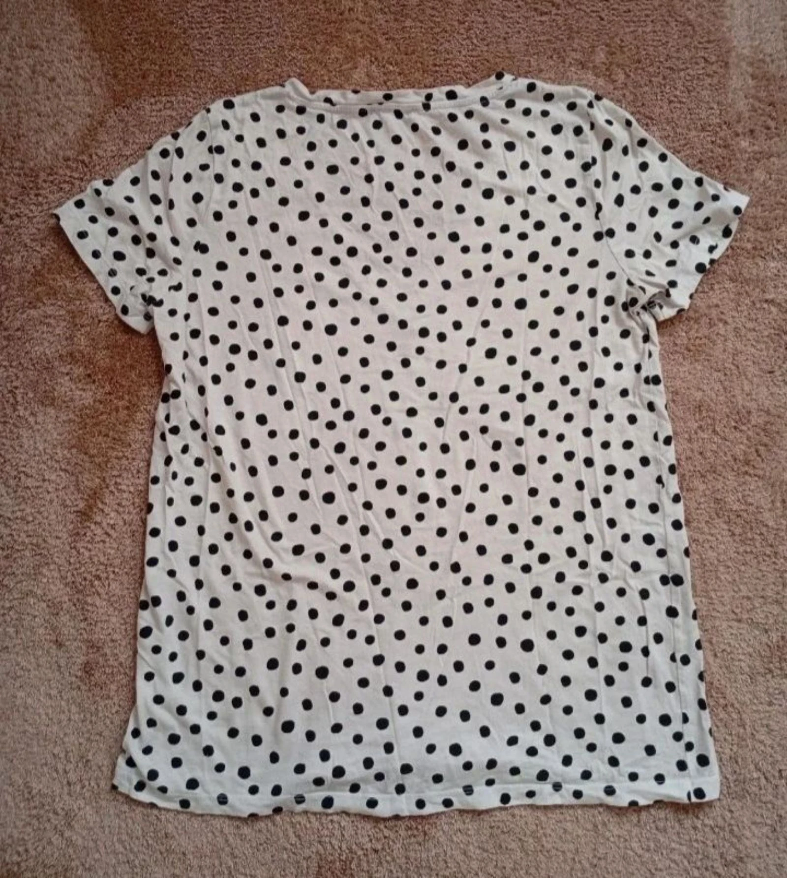 Zara Polka Dot T-Shirt | Size L – photo 7
